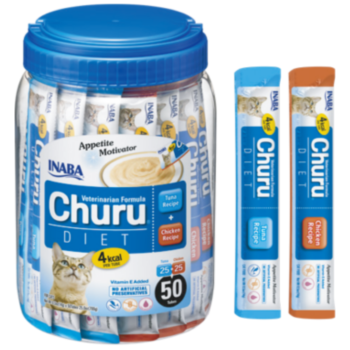 İnaba Ciao Churu Cream Diet Ton Balıklı ve Tavuklu Krema Kedi Ödülü 50x14 Gr - 1
