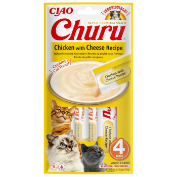 Inaba Ciao Churu Cream Tavuklu ve Peynirli Krema Kedi Ödülü 4x14 Gr - 1