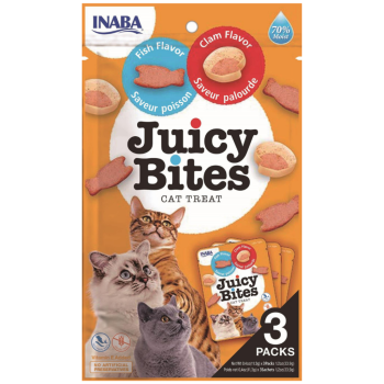 Inaba Juicy Bites Balıklı ve İstiridyeli Kedi Ödülü 3x11.3 Gr - 1