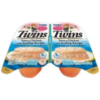 İnaba Twins Ton Balıklı Deniz Taraklı ve Tavuklu Jöle İçinde Kedi Yaş Maması 2x35 Gr - 2