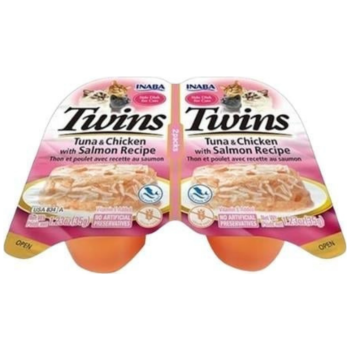 İnaba Twins Ton Balıklı Somonlu ve Tavuklu Jöle İçinde Kedi Yaş Maması 2x35 Gr - 2