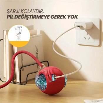 İnteraktif Hareketli Kuyruklu Top Kedi Oyuncağı - 4