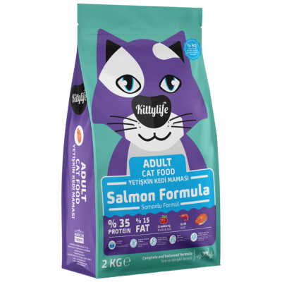 Kittylife Somonlu Yetişkin Kedi Maması 2 Kg - 1