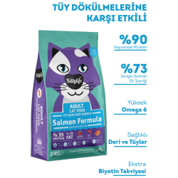 Kittylife Somonlu Yetişkin Kedi Maması 2 Kg - 2