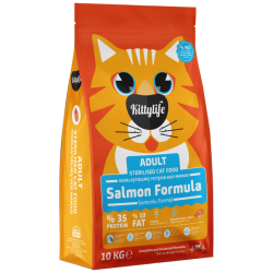 Kittylife Sterilised Somonlu Kısırlaştırılmış Kedi Maması 10 Kg - 1