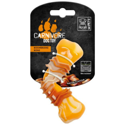 M-PETS Carnivore Dog Toy Boomerang Bone Pastırma Aromalı Köpek Oyuncağı - 1