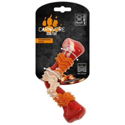 M-PETS Carnivore Dog Toy Boomerang Bone Pastırma Aromalı Köpek Oyuncağı - 1