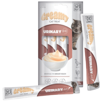 M-PETS Creamy Fonksiyonel Urinary Tavuklu ve Ördekli Krema Kedi Ödülü 4x15 Gr - 1