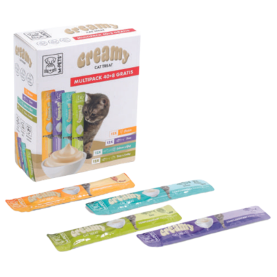 M-PETS Creamy Karışık Lezzetler 1 Krema Kedi Ödülü 48 x 15 Gr - 2