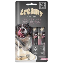 M-PETS Creamy Morina Balıklı ve Biftekli Krema Köpek Ödülü 4 x 15 Gr - 1