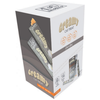 M-PETS Creamy Morina Balıklı ve Sığır Etli Krema Kedi Ödülü 4x15 Gr - 2