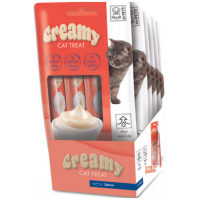 M-PETS Creamy Somon Balıklı Krema Kedi Ödülü 4x15 Gr - 2