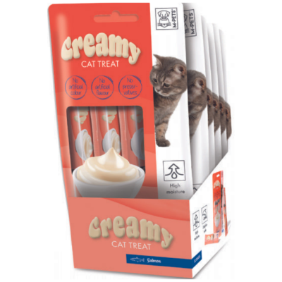 M-PETS Creamy Somon Balıklı Krema Kedi Ödülü 4 x 15 Gr - 2