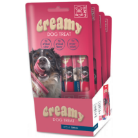 M-PETS Creamy Somon Balıklı Krema Köpek Ödülü 4x15 Gr - 2