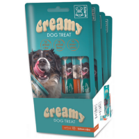 M-PETS Creamy Somon Balıklı ve Biftekli Krema Köpek Ödülü 4x15 Gr - 2
