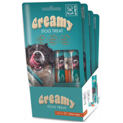 M-PETS Creamy Somon Balıklı ve Biftekli Krema Köpek Ödülü 4 x 15 Gr - 2