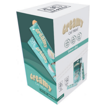 M-PETS Creamy Somon Balıklı ve Sığır Etli Krema Kedi Ödülü 4x15 Gr - 2