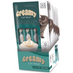 M-PETS Creamy Somon Balıklı ve Sığır Etli Krema Kedi Ödülü 4 x 15 Gr - 2