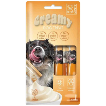 M-PETS Creamy Tavuklu Krema Köpek Ödülü 4x15 Gr - 1
