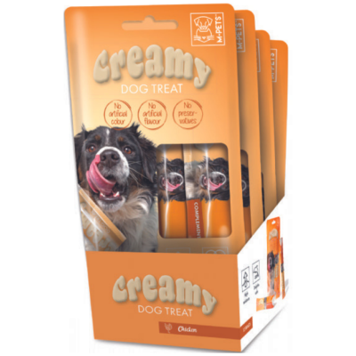 M-PETS Creamy Tavuklu Krema Köpek Ödülü 4 x 15 Gr - 2