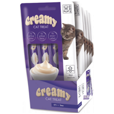 M-PETS Creamy Ton Balıklı Krema Kedi Ödülü 4 x 15 Gr - 2