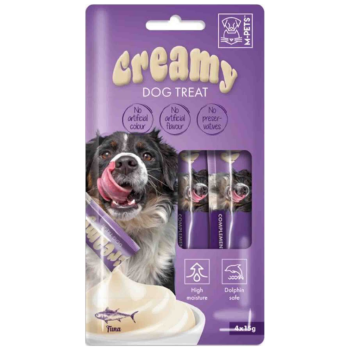 M-PETS Creamy Ton Balıklı Krema Köpek Ödülü 4x15 Gr - 1