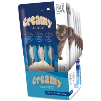 M-PETS Creamy Ton Balıklı ve Karidesli Krema Kedi Ödülü 4x15 Gr - 2