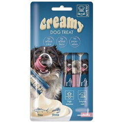 M-PETS Creamy Ton Balıklı ve Karidesli Krema Köpek Ödülü 4 x 15 Gr - 1