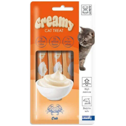 M-PETS Creamy Yengeçli Krema Kedi Ödülü 4 x 15 Gr - 1