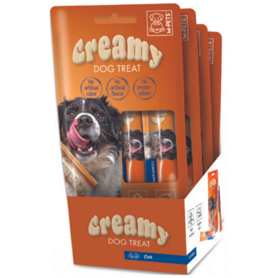 M-PETS Creamy Yengeçli Krema Köpek Ödülü 4 x 15 Gr - 2