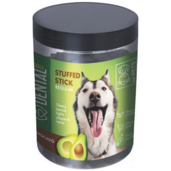 M-PETS Dental Snack Avocado Stuffed Stick Medium Köpek Ödülü 400 Gr - 1