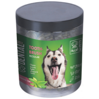 M-PETS Dental Snack Green Tea Tooth Brush Medium Köpek Ödülü 330 Gr - 1