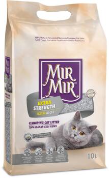 Mırmır Aktif Karbonlu Bentonit Kedi Kumu 10 Lt - 1