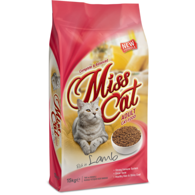 Miss Cat Kuzu Etli Yetişkin Kedi Maması 15 Kg - 1