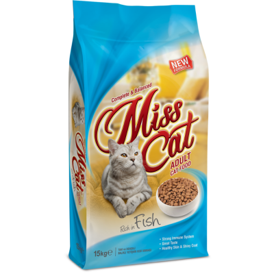 Miss Cat Somonlu Yetişkin Kedi Maması 15 Kg - 1