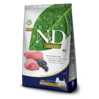 N&D Tahılsız Kuzu Etli ve Yaban Mersinli Mini Adult Yetişkin Köpek Maması 2.5 Kg - N&D