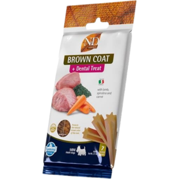 N&D Treat Dental Brown Coat Mini Köpek Ödülü 60 Gr - 1