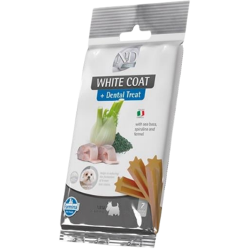 N&D Treat Dental White Coat Mini Köpek Ödülü 60 Gr - 1
