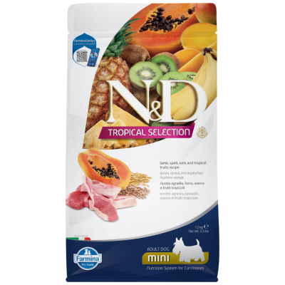 N&D Tropical Selection Kuzu Etli Mini Adult Yetişkin Köpek Maması 1.5 Kg - 1