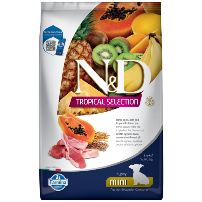 N&D Tropical Selection Kuzu Etli Mini Puppy Yavru Köpek Maması 5 Kg - 1