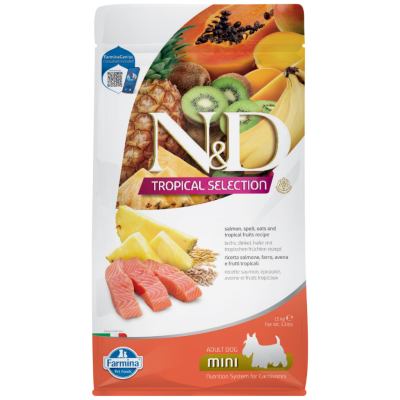 N&D Tropical Selection Somonlu Mini Adult Yetişkin Köpek Maması 1.5 Kg - 1