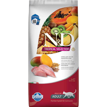 N&D Tropical Selection Tavuklu Yetişkin Kedi Maması 10 Kg - 1