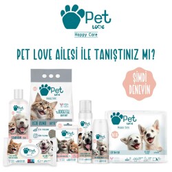 Pet Love Kediler ve Köpekler İçin Durulanmayan Çilek Kokulu Köpük Şampuan 225 ML - 6