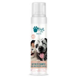 Pet Love Kediler ve Köpekler İçin Durulanmayan Kurabiye & Vanilya Kokulu Köpük Şampuan 225 ML - 1