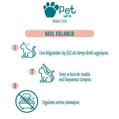 Pet Love Kediler İçin %100 Doğal Argan Yağlı Tüy Bakım Yağı 5x1 ML - 4