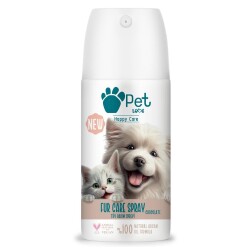 Pet Love Kediler ve Köpekler İçin %100 Doğal Argan Yağlı Çikolata Kokulu Tüy Bakım Spreyi 150 ML - 1