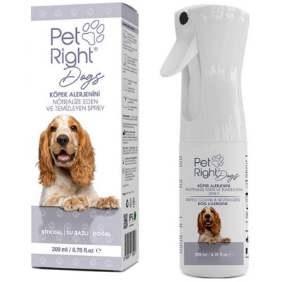 Pet Right Dogs Köpek Alerjenini Nötralize Eden ve Temizleyen Sprey 200 ML - 1