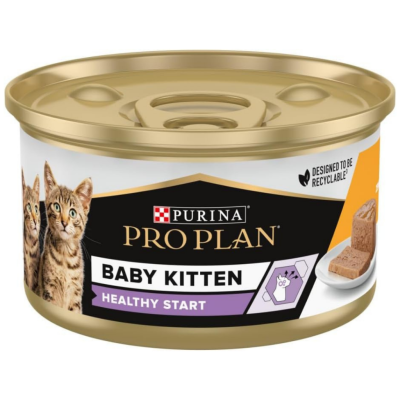 Pro Plan Baby Kitten Tavuklu Yavru Kedi Konservesi 85 Gr - 1