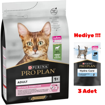 Pro Plan Delicate Kuzu Etli Yetişkin Kedi Maması 3 kg - 1