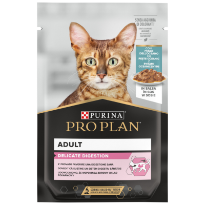 Pro Plan Delicate Sos İçinde Okyanus Balıklı Pouch Kedi Yaş Maması 85 Gr - 1